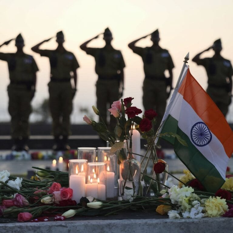 A solemn tribute to the CRPF personnel who lost their lives in the Pulwama attack