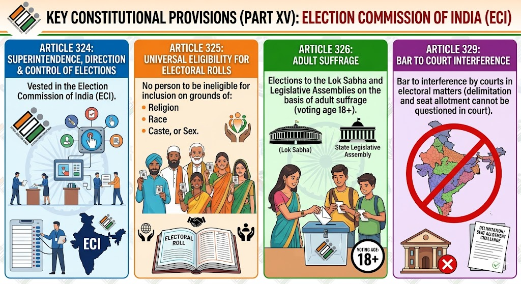 ECI constitutional Provisions
